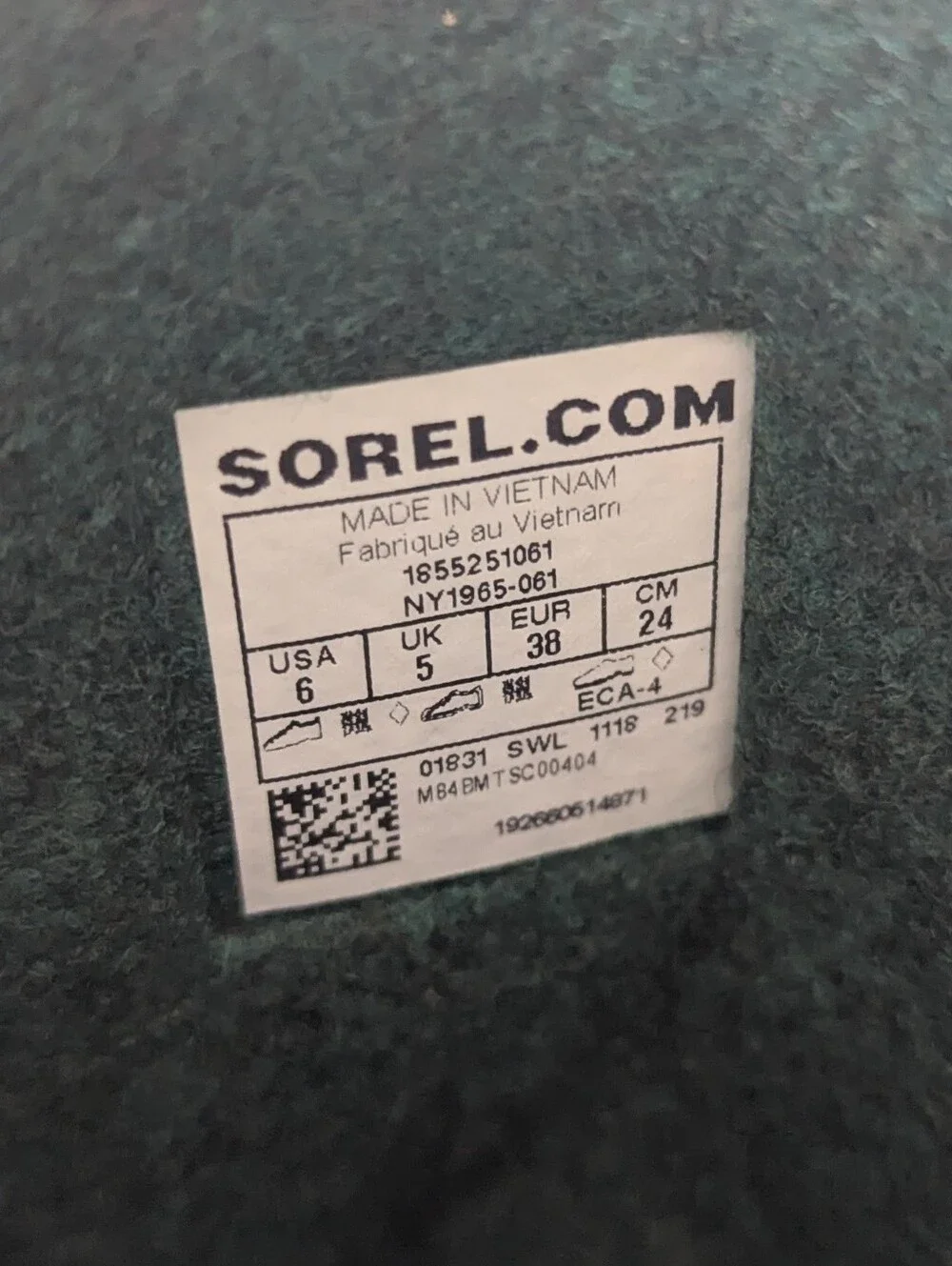 Sorel Big Girls Flurry Pink & Gray Winter Waterproof Boots